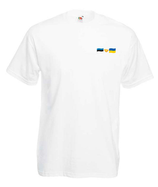 Футболка Естонія + Україна (невеликий логотип)